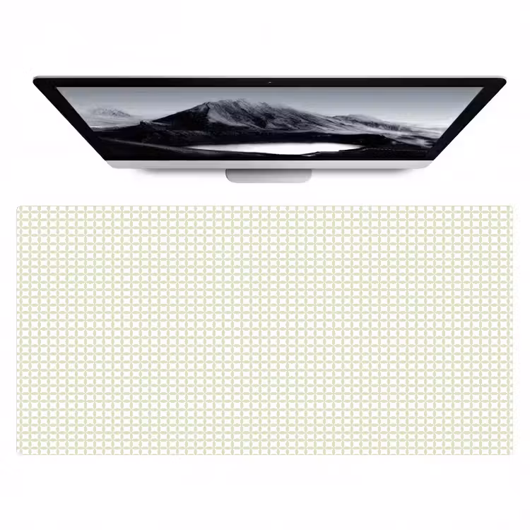 Bureau onderlegger - Saliegroen - Geometrisch - Cirkels - Patroon — 1