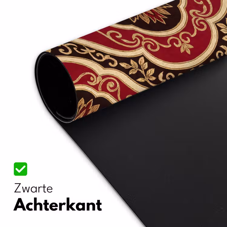 Bureau onderlegger - Patroon - Ornament - Barok - Rood - Goud — 5
