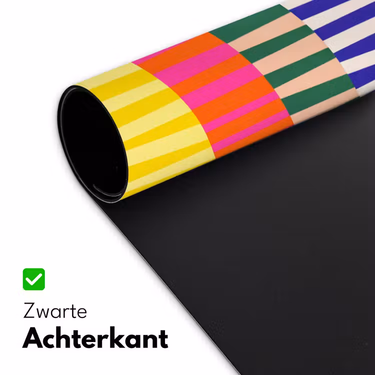 Bureau onderlegger - Patroon - Strepen - Abstract - Modern - Kleurrijk — 5