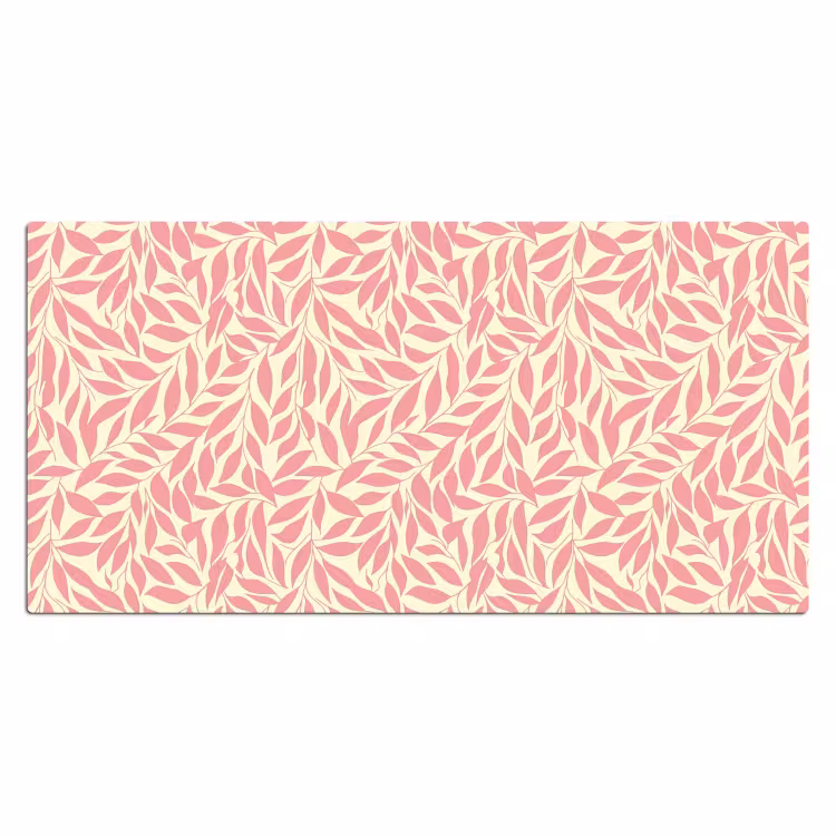 Bureau onderlegger - Roze - Bladeren - Dynamisch - Patroon — 2