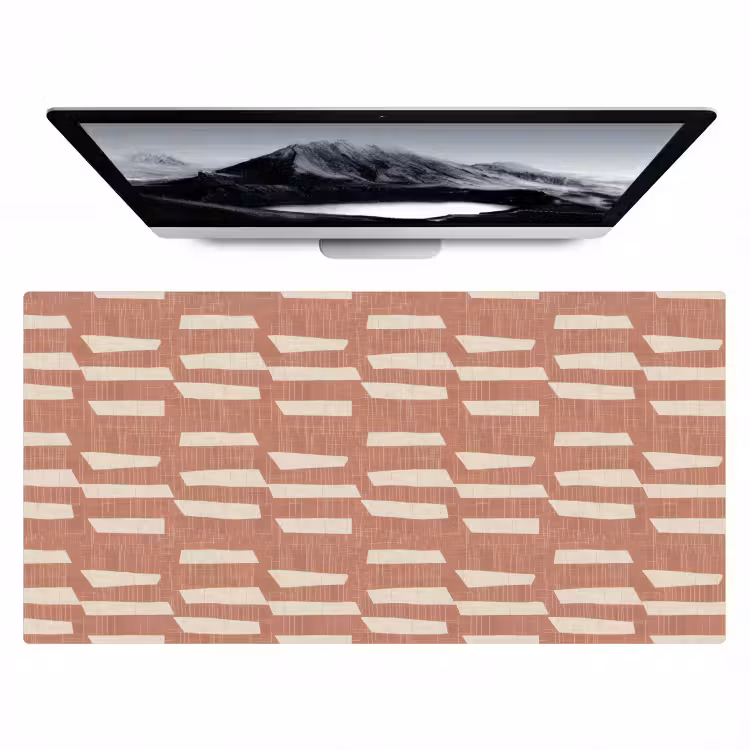 Bureau onderlegger - Terracotta - Abstract - Textuur - Patroon — 1