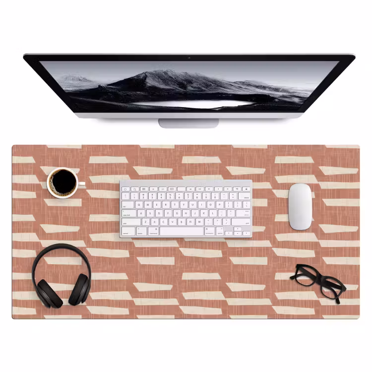 Bureau onderlegger - Terracotta - Abstract - Textuur - Patroon — 4