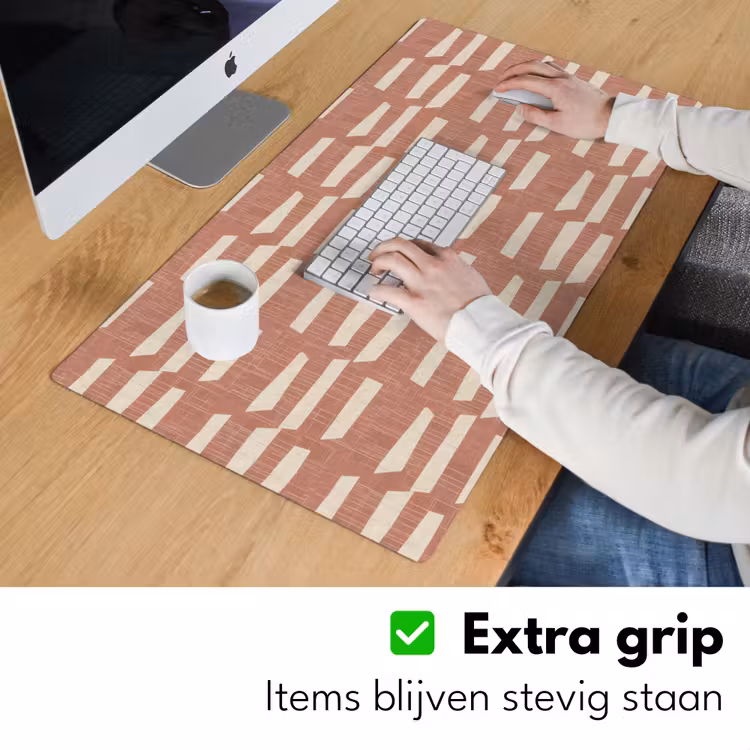 Bureau onderlegger - Terracotta - Abstract - Textuur - Patroon — 6