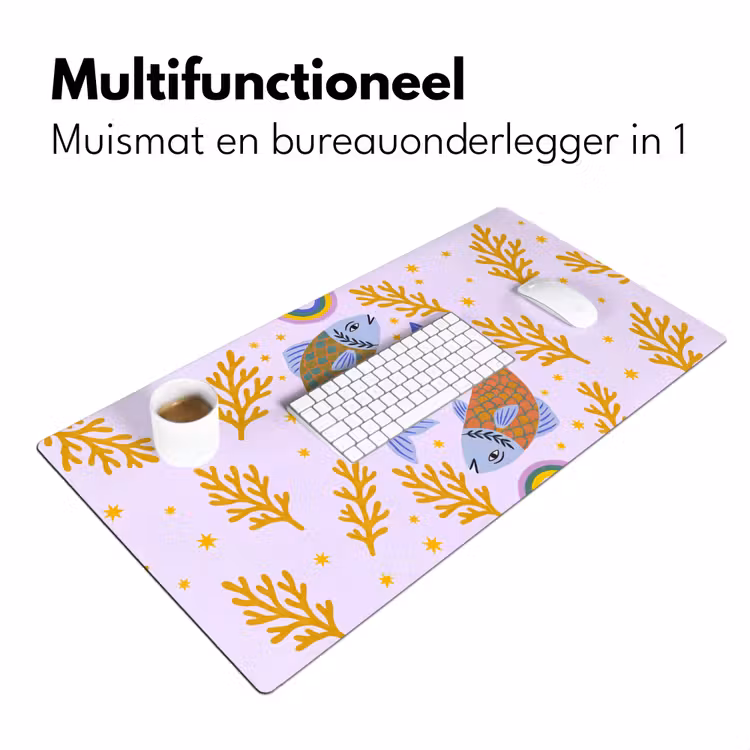 Bureau onderlegger - Vis - Onderwater - Dieren - Abstract - Kleurrijk — 7