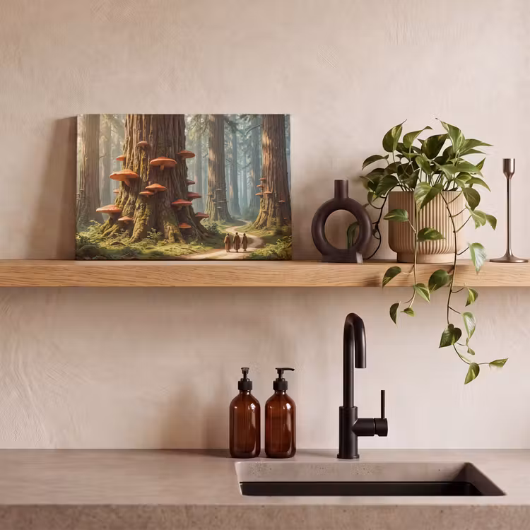 Canvas schilderij - Bos - Bomen - Natuur — 2