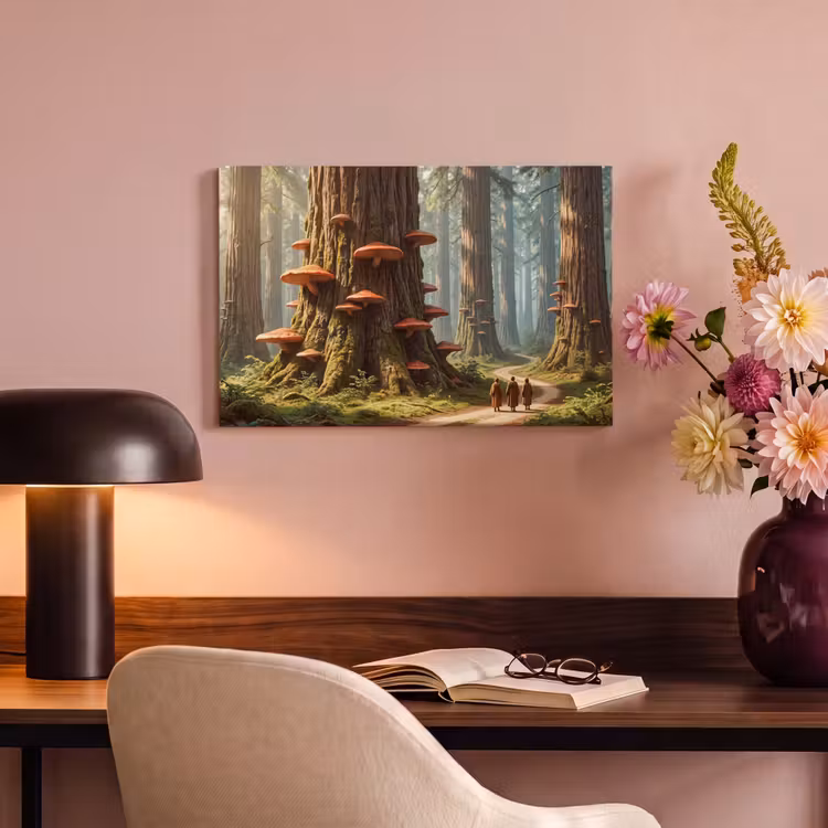 Canvas schilderij - Bos - Bomen - Natuur — 3