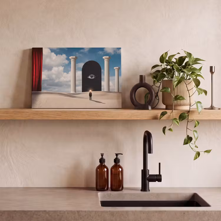 Canvas schilderij - Droom - Woestijn - Oog — 2