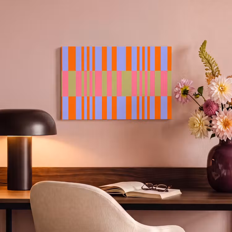 Canvas schilderij - Abstract - Patroon - Geometrisch - Kleurrijk - Modern — 3
