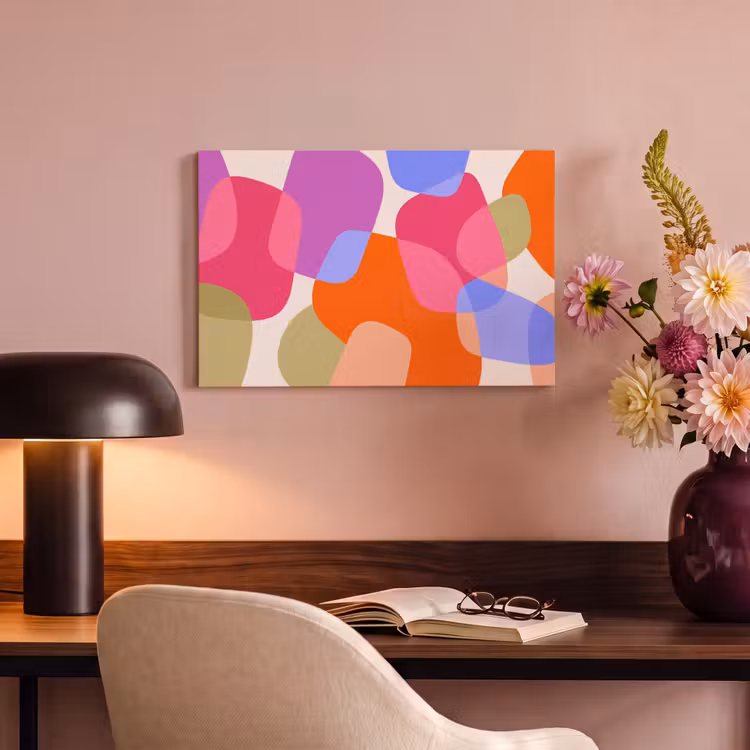 Canvas schilderij - Abstract - Vormen - Modern - Kleurrijk — 3
