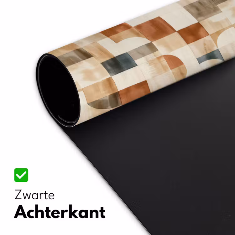 Bureau onderlegger - Terracotta - Geometrisch - Aquarel - Textuur — 5