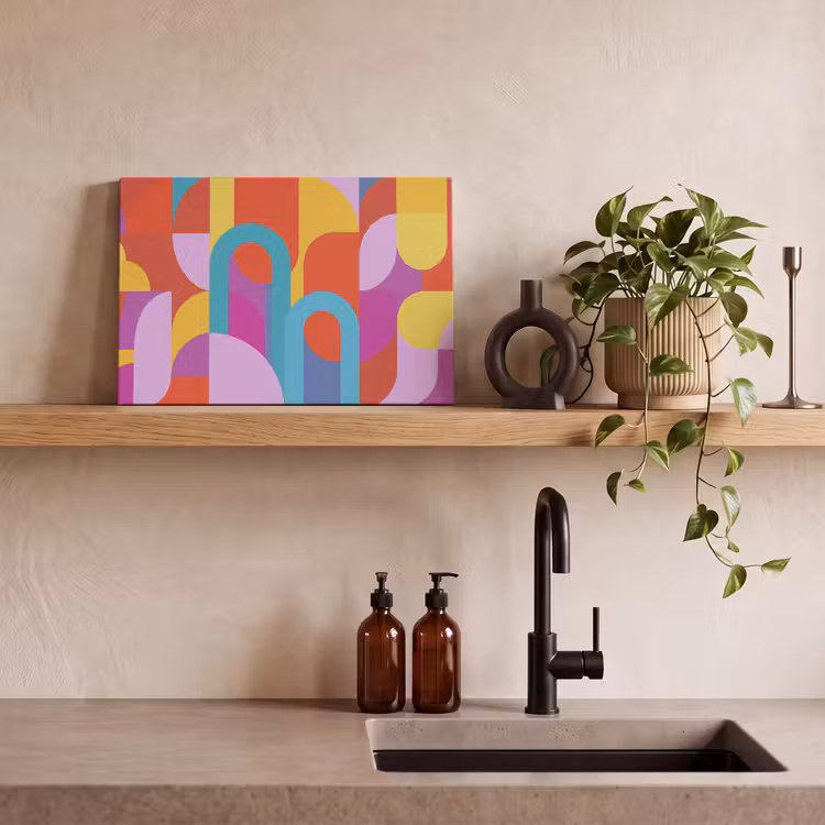 Canvas schilderij - Abstract - Geometrie - Kleurrijk - Modern - Kunst — 2