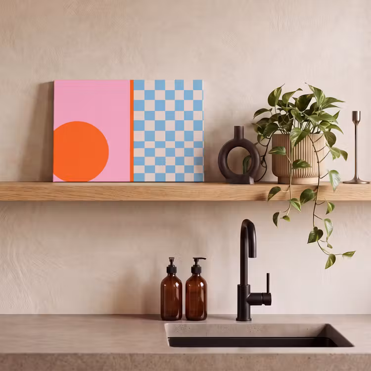 Canvas schilderij - Abstract - Vormen - Geometrisch - Modern - Kleurrijk — 2