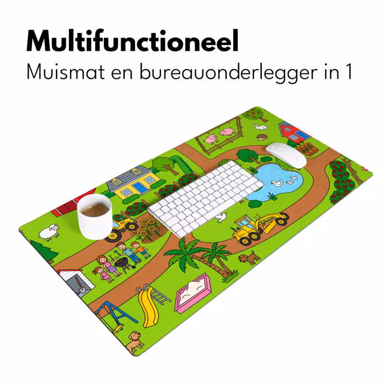 Bureau onderlegger - Platteland - Dieren - Cartoon — 7