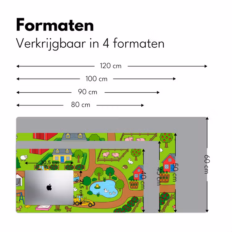 Bureau onderlegger - Platteland - Dieren - Cartoon — 8