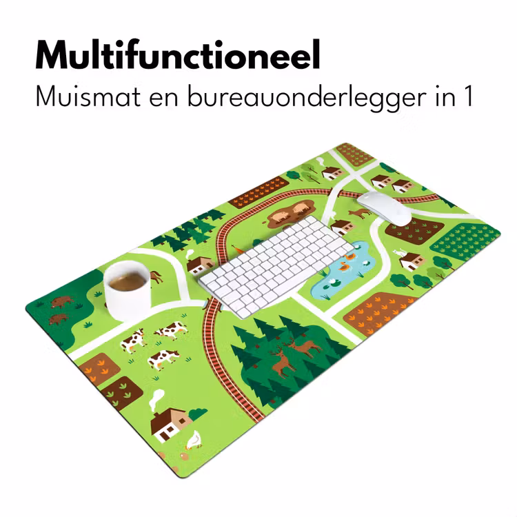 Bureau onderlegger - Platteland - Dieren - Illustratie — 7