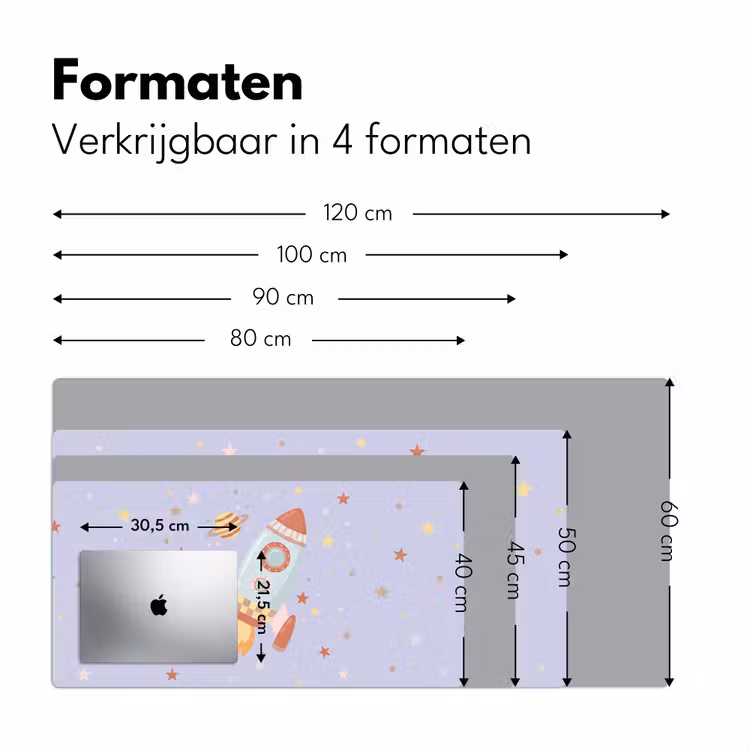 Bureau onderlegger - Raket - Ruimte - Planeet - Illustratie — 8