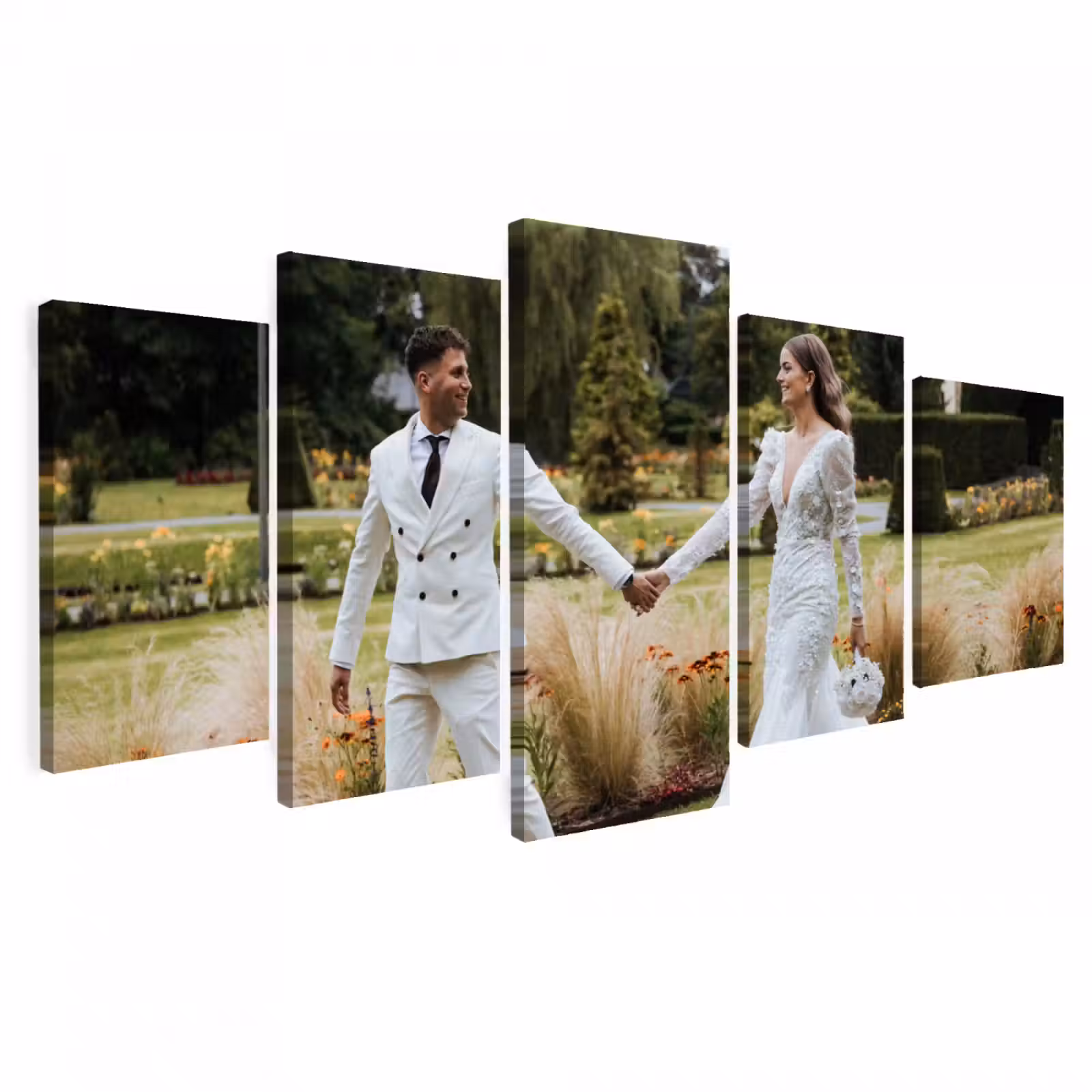 Canvas vijfluik - 100x50 cm — 1