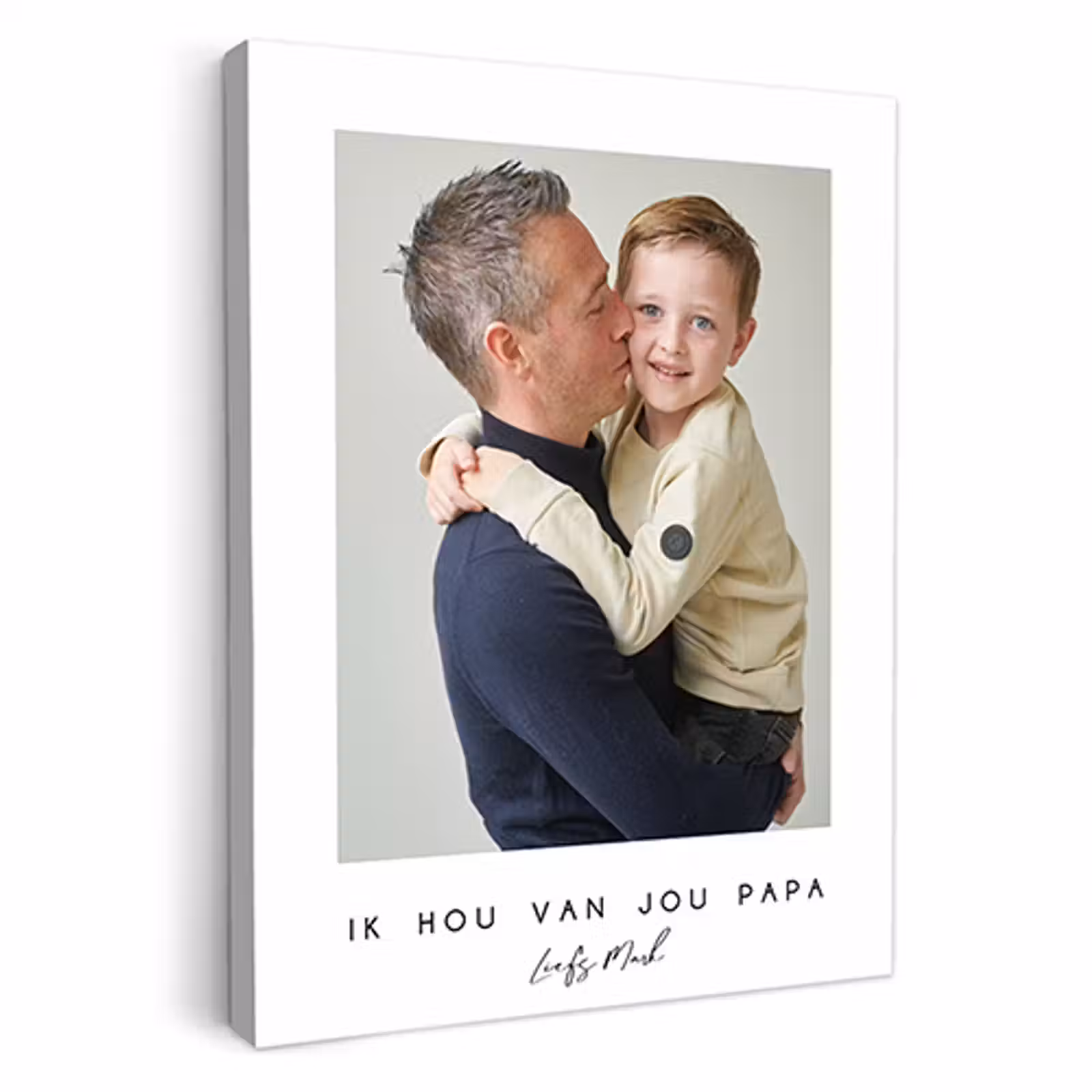 Canvas - Witte border met tekst — 1