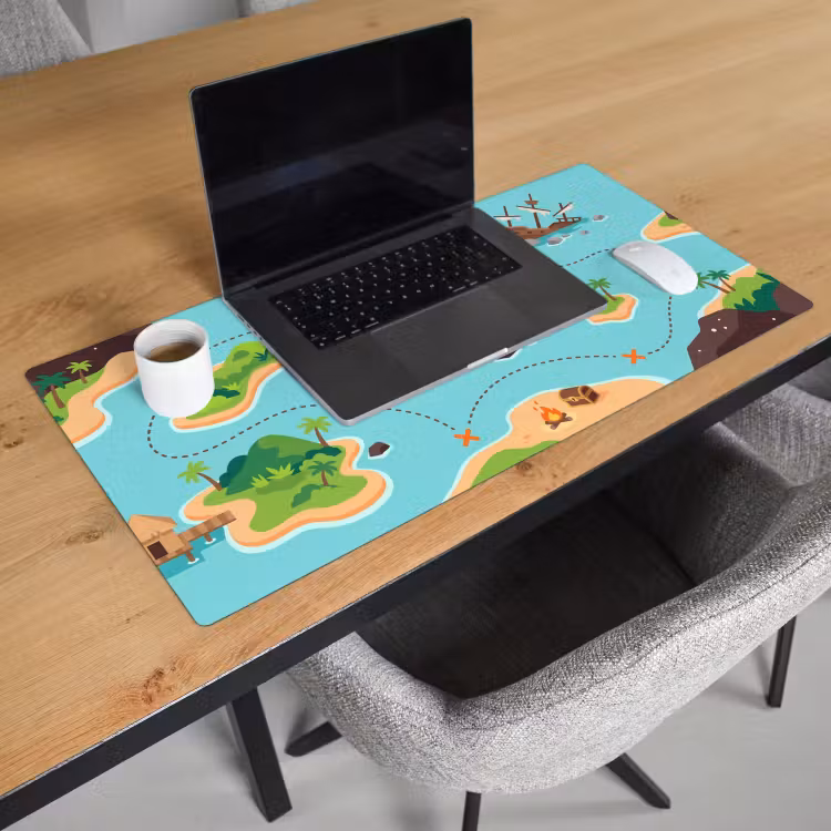 Bureau onderlegger - Schatkaart - Eilanden - Tropisch — 3