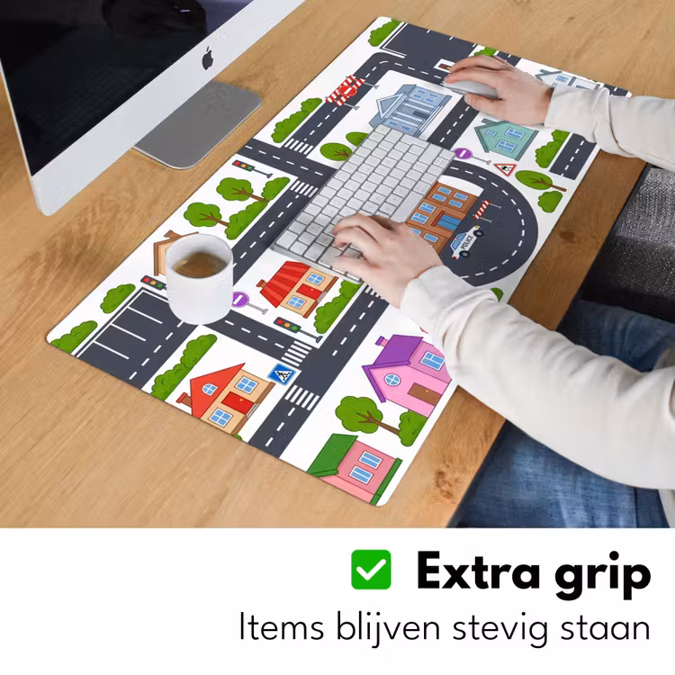 Bureau onderlegger - Stad - Plattegrond - Illustratie — 6