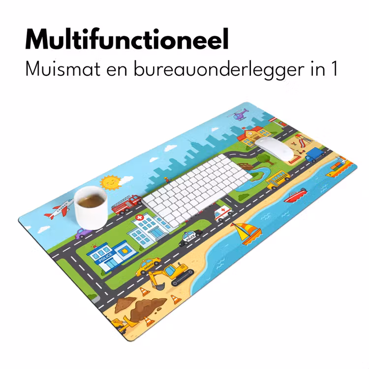 Bureau onderlegger - Stad - Verkeer - Cartoon — 7