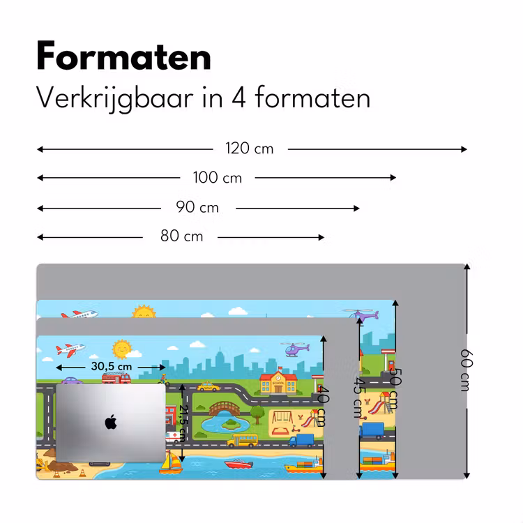 Bureau onderlegger - Stad - Verkeer - Cartoon — 8