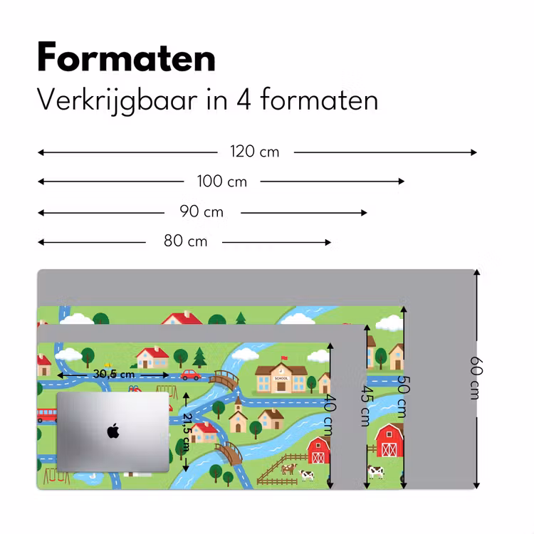 Bureau onderlegger - Stad - Wegen - Huizen — 8