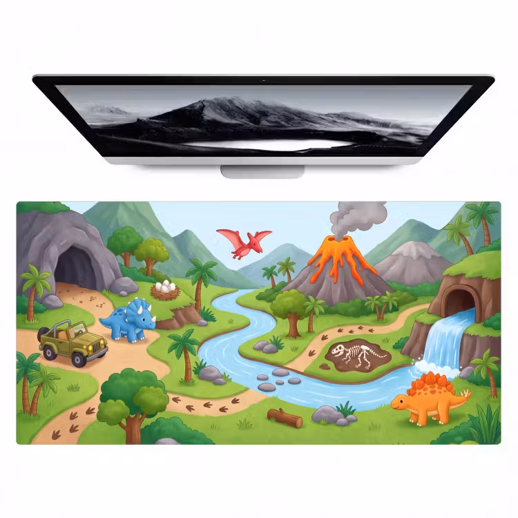 Bureau onderlegger - Vulkaan - Lava - Prehistorie — 1
