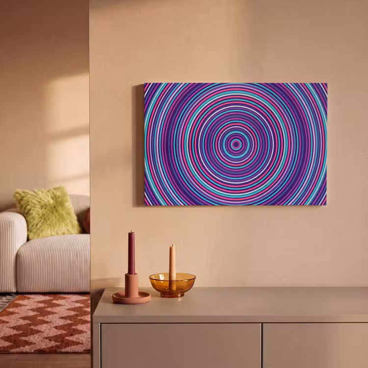 Canvas schilderij - Abstract - Cirkels - Kleurrijk — 1