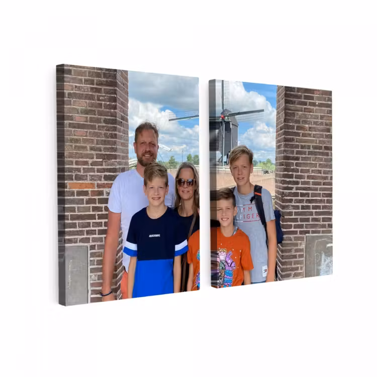 Canvas tweeluik - 120x80 cm — 1