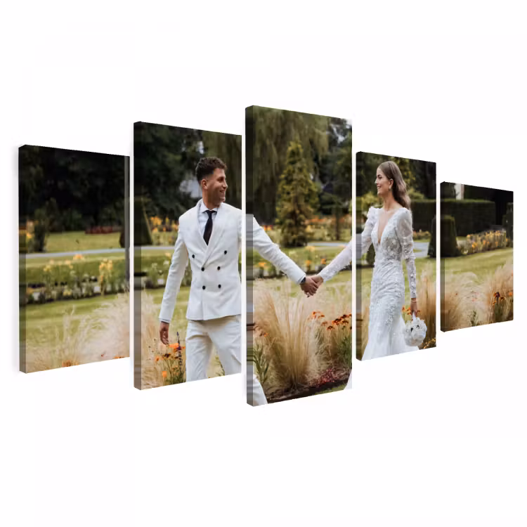 Canvas vijfluik - 100x50 cm — 1