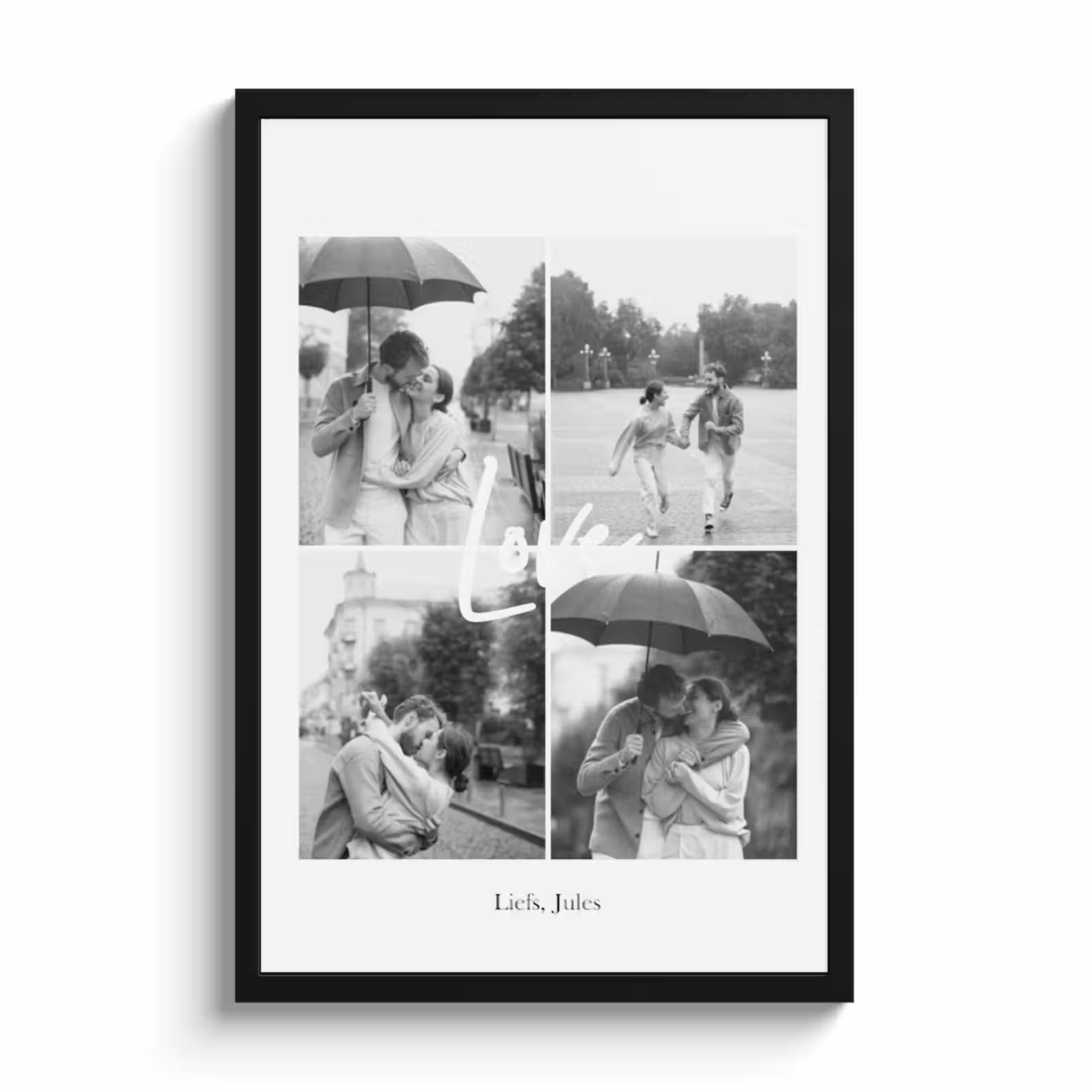 Poster met lijst - Collage 4 foto’s — 1