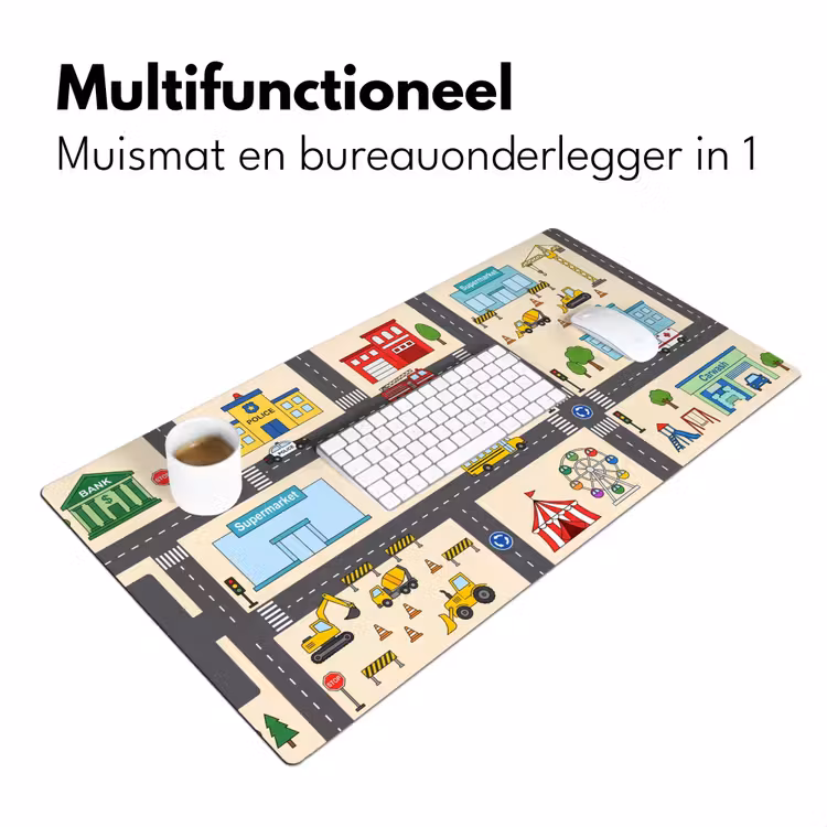 Bureau onderlegger - Stad - Gebouwen - Wegen — 7
