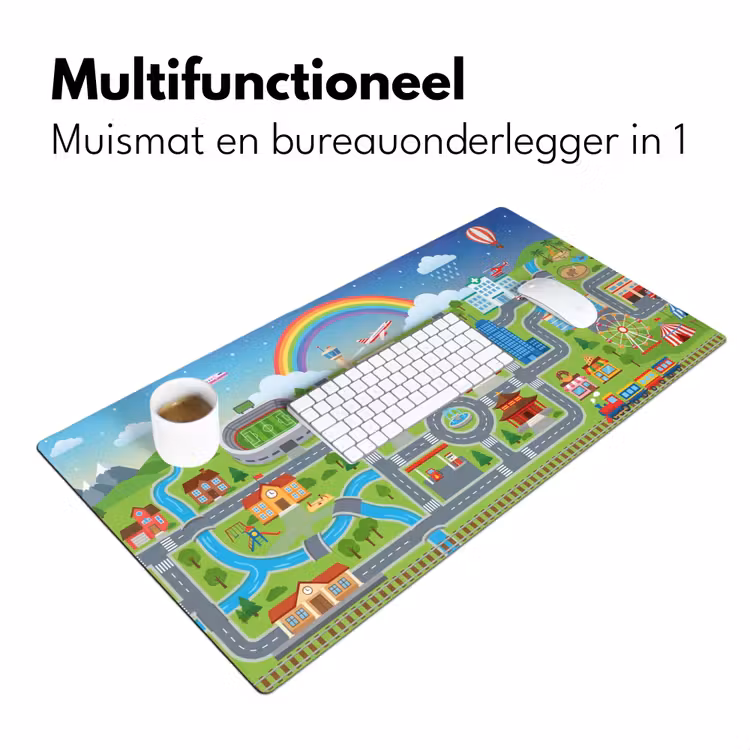 Bureau onderlegger - Stad - Plattegrond - Cartoon — 7