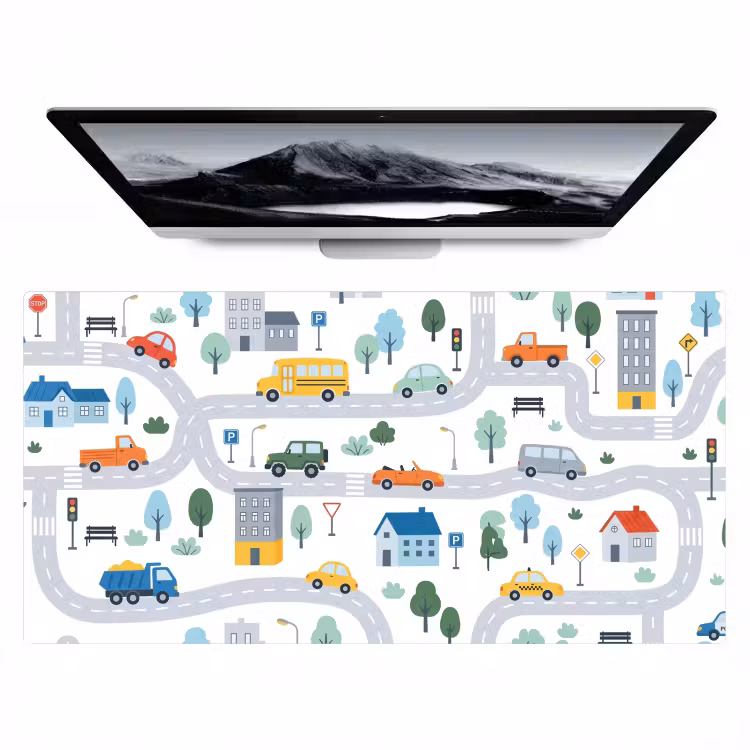 Bureau onderlegger - Stad - Verkeer - Patroon — 1