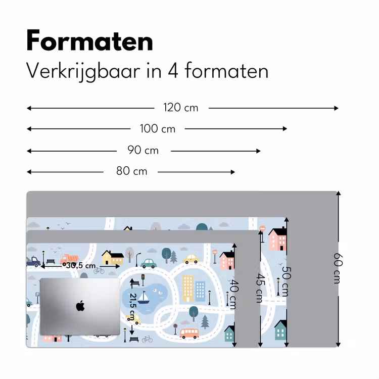 Bureau onderlegger - Stad - Wegen - Auto's — 8