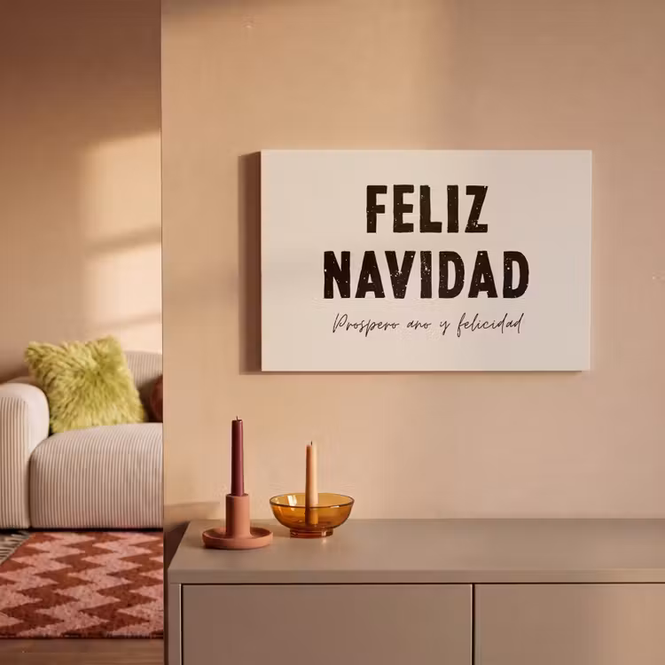 Canvas schilderij - Kerst - Quotes - Feliz navidad - Kerstmis - Feestdagen — 2