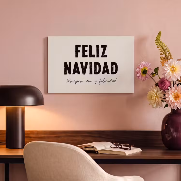 Canvas schilderij - Kerst - Quotes - Feliz navidad - Kerstmis - Feestdagen — 4