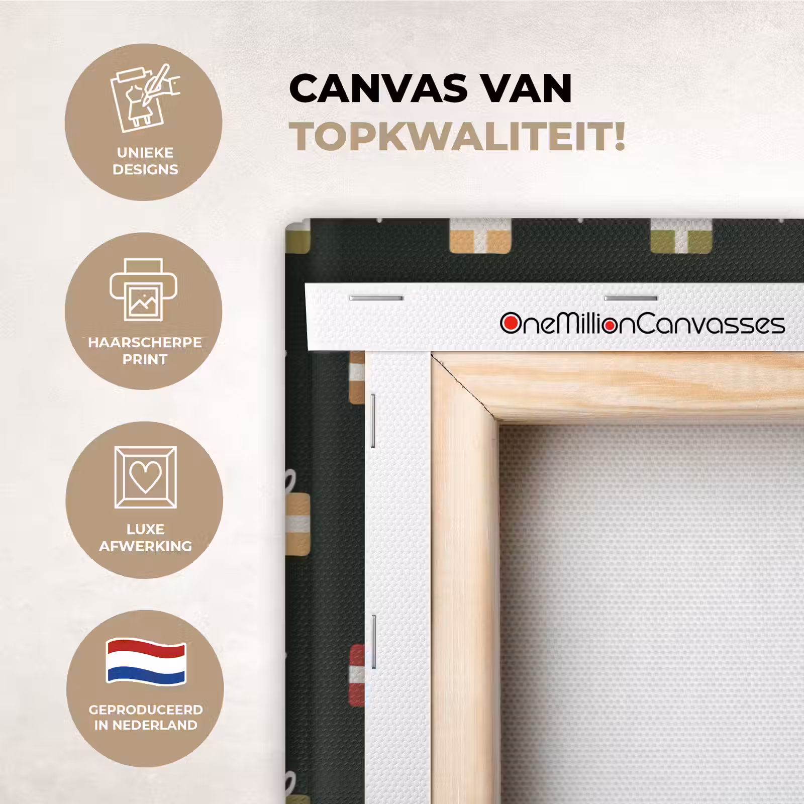 Canvas schilderij - Illustratie - Cadeaus - Groen — 1