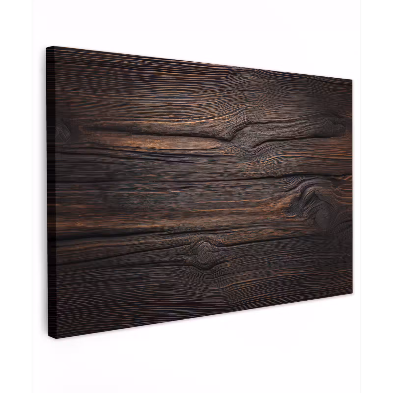 Canvas schilderij - Hout - Grillige nerven — 1
