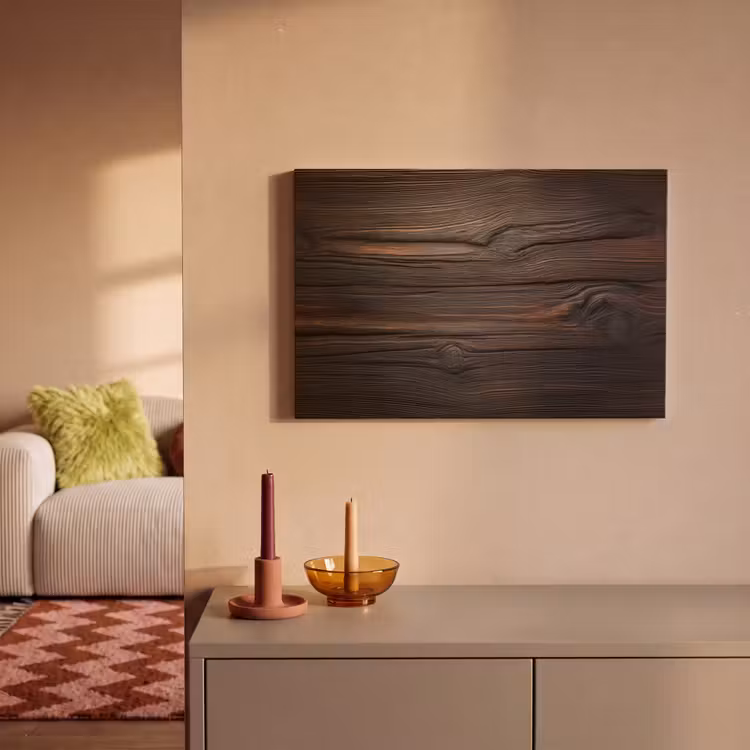 Canvas schilderij - Hout - Grillige nerven — 2