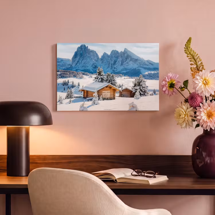 Canvas schilderij - Landschap - Winter - Sneeuw — 4