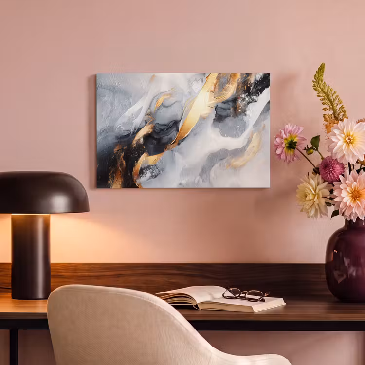 Canvas schilderij - Kunst - Goud - Luxe - Abstract - Modern — 4