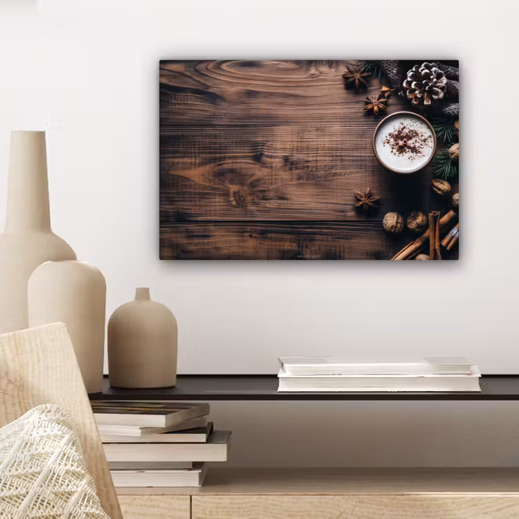 Canvas schilderij - Winter - Houtlook - Stilleven — 5
