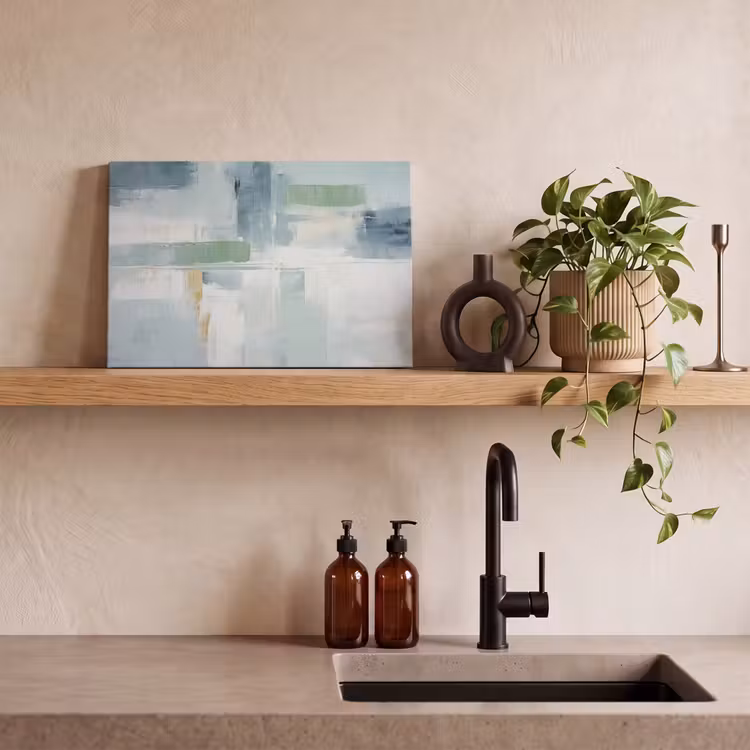 Canvas schilderij - Verf - Moderne kunst - Abstract - Grijs — 3