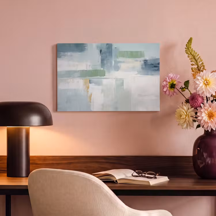 Canvas schilderij - Verf - Moderne kunst - Abstract - Grijs — 4