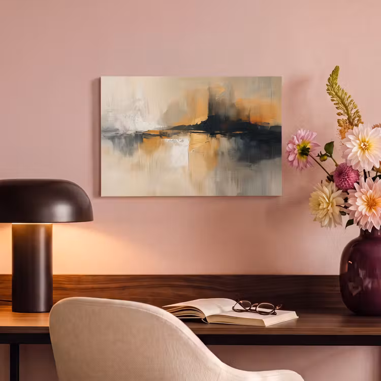 Canvas schilderij - Moderne kunst - Abstract - Zwart — 4