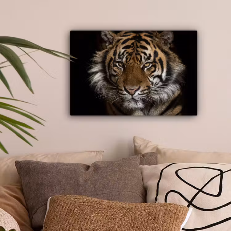 Canvas schilderij - Tijger - Wilde dieren - Portret — 2
