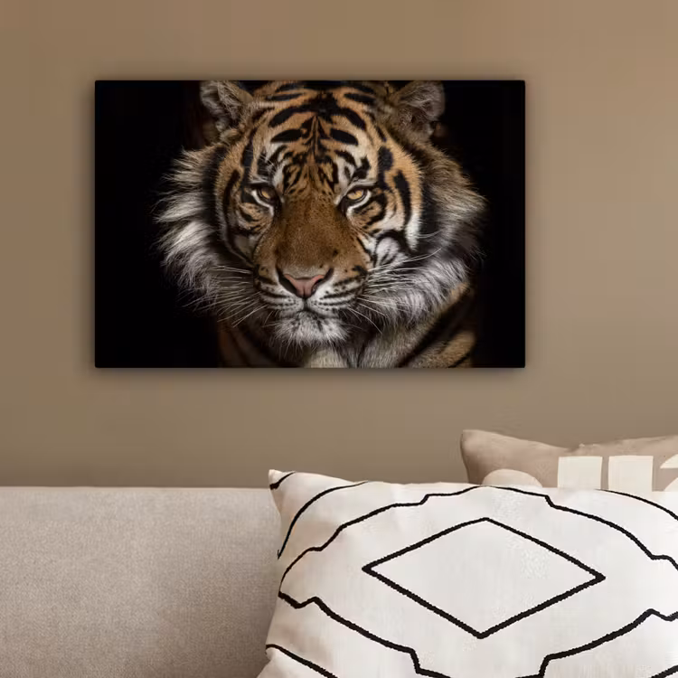 Canvas schilderij - Tijger - Wilde dieren - Portret — 3