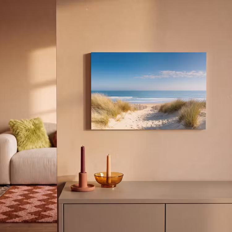 Canvas schilderij - Strand - Zee - Duin - Zand - Zomer — 1